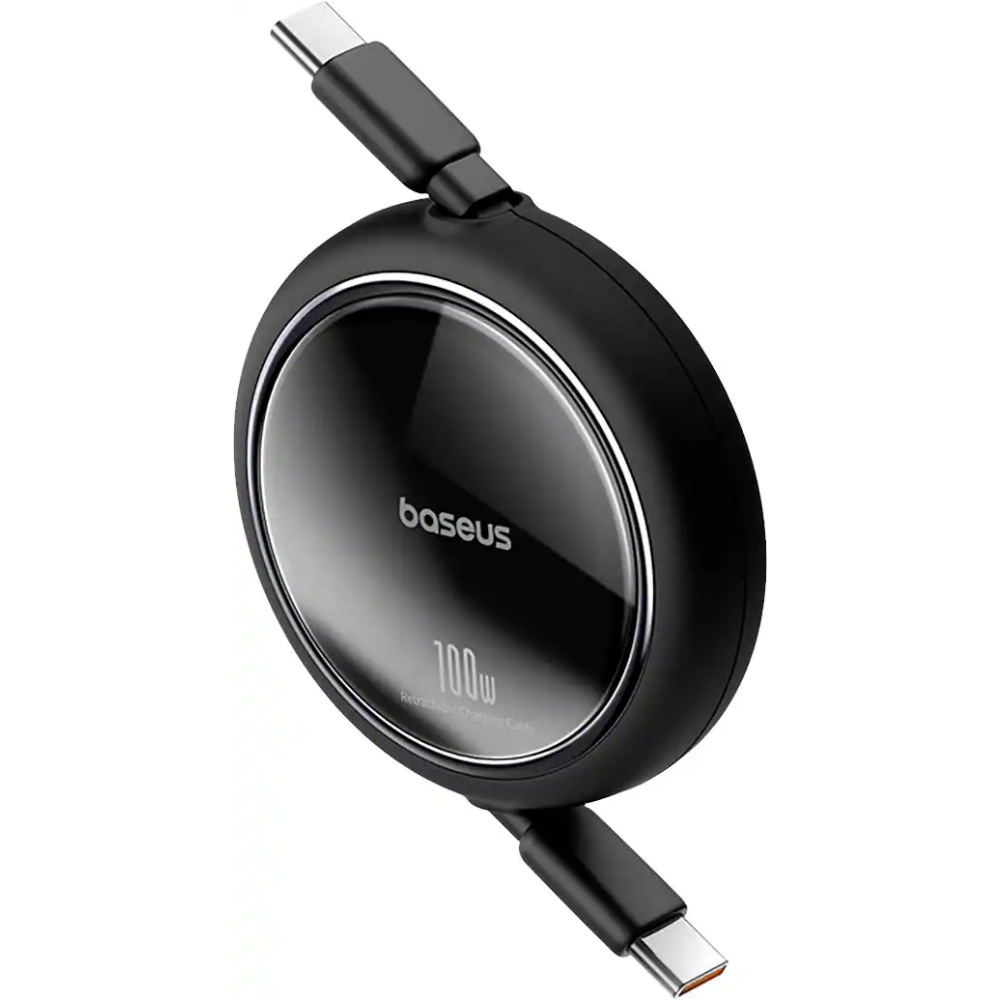 CABLE RETRÁCTIL FREE2PULL E0415500 USB-C A USB-C 100W 1M NEGRO