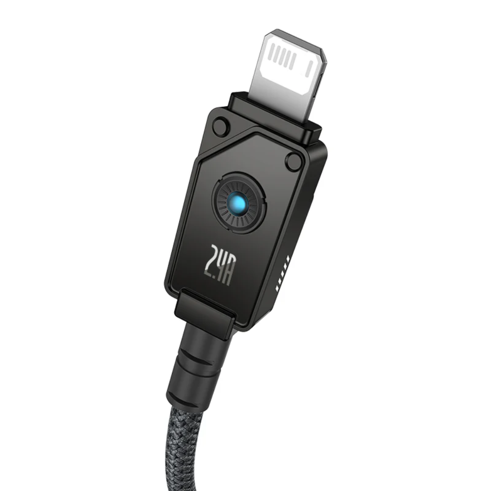 CABLE DE CARGA RÁPIDA BASEUS SERIE UNBREAKABLE P10355802111-01 USB A IP 2.4A 2M NEGRO
