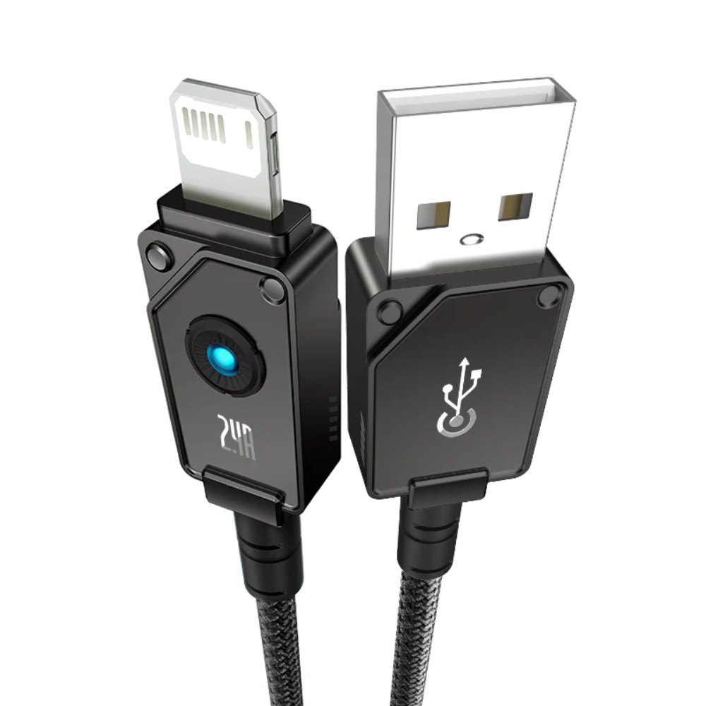 CABLE DE CARGA RÁPIDA BASEUS SERIE UNBREAKABLE P10355802111-01 USB A IP 2.4A 2M NEGRO