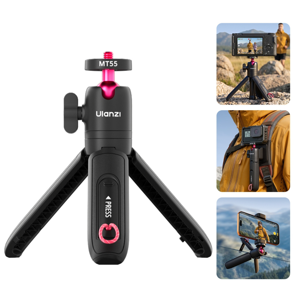 Ulanzi MT55 SnapGo Mini Selfie Stick Tripod (1/4" Mount)