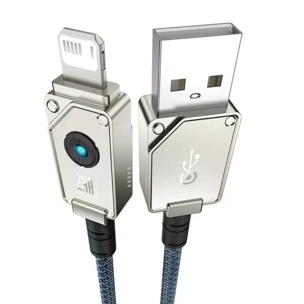 CABLE DE CARGA RÁPIDA BASEUS SERIE UNBREAKABLE P10355802221-01 USB A IP 2.4A 2M BLANCO