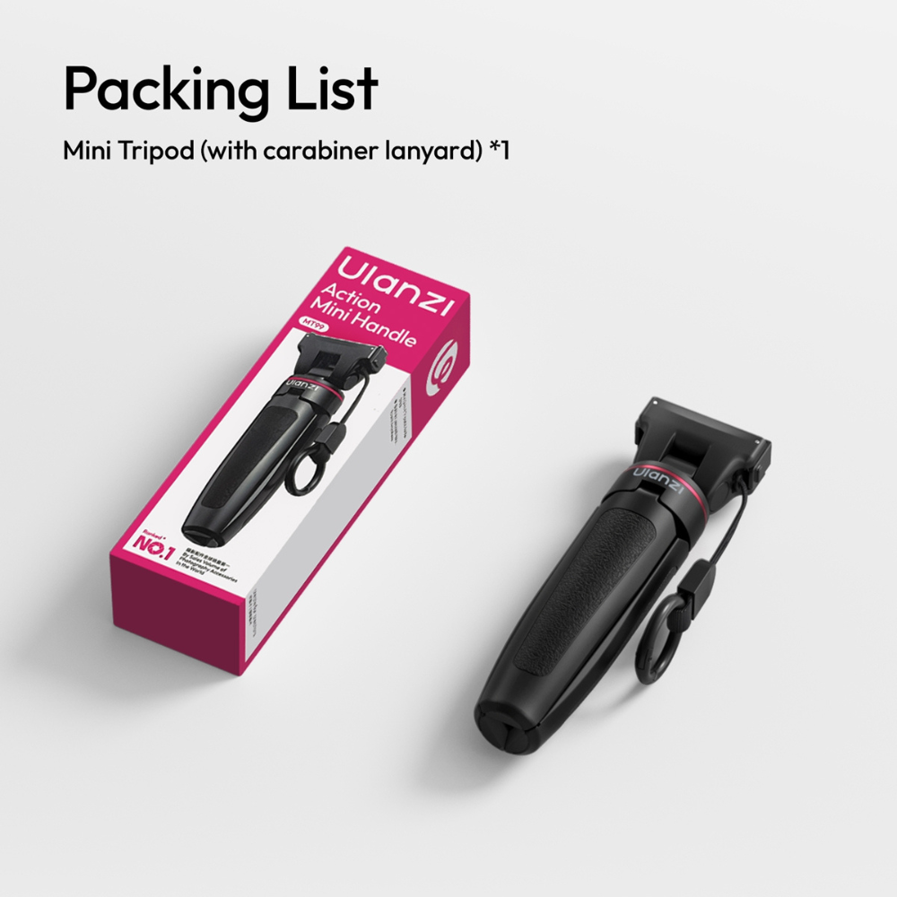 Ulanzi MT99 Mini Tripod for Action Cameras (Action 6 / Nano)