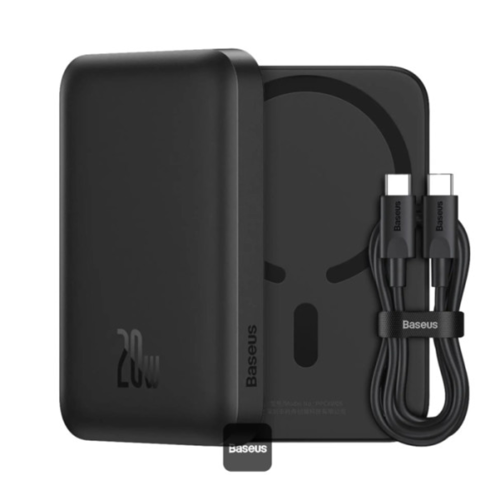 POWER BANK BASEUS MAGNÉTICO MINI AIR P10059002113-00 6000MAH 20W NEGRO