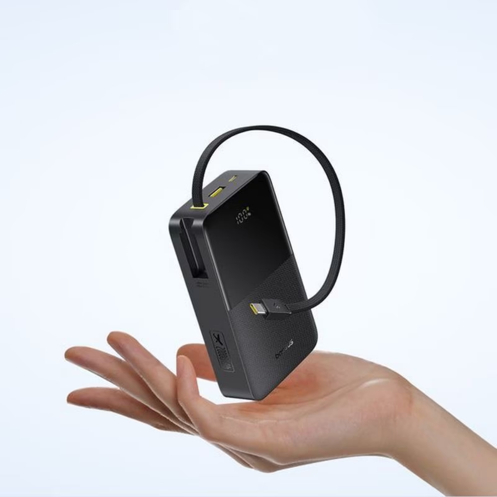 POWER BANK ENERFILL FC51 BIPOW 2 PRO E0027701 20000MAH 22.5W CABLE NEGRO