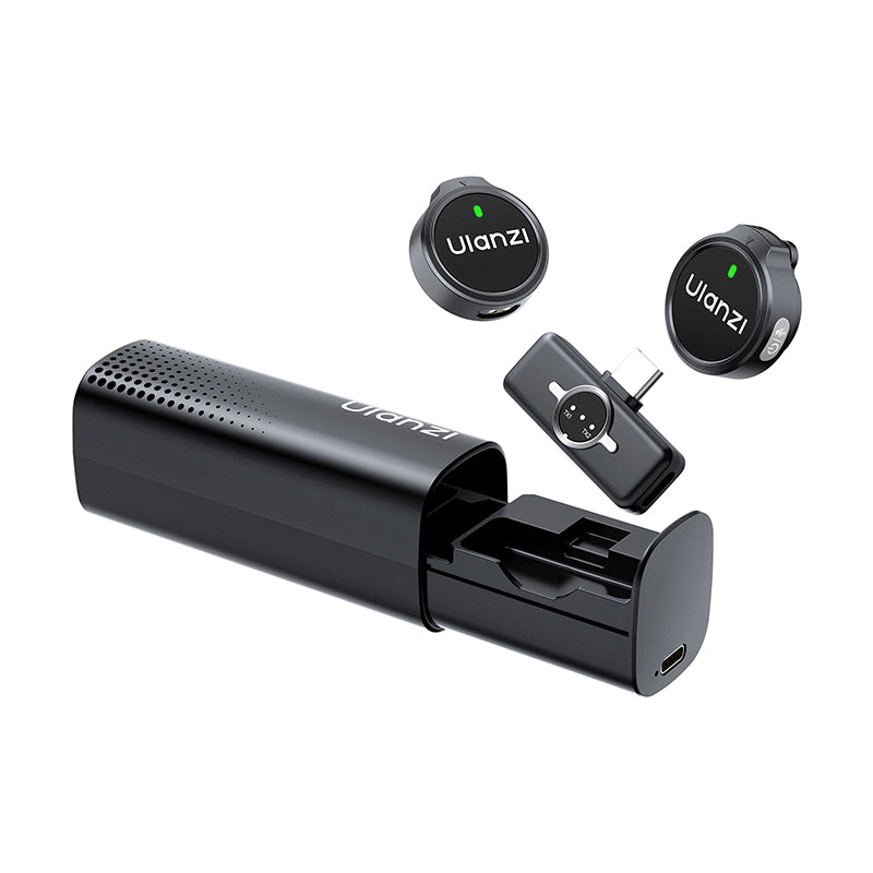 Ulanzi A21 Wireless Microphone (Black - Type C)