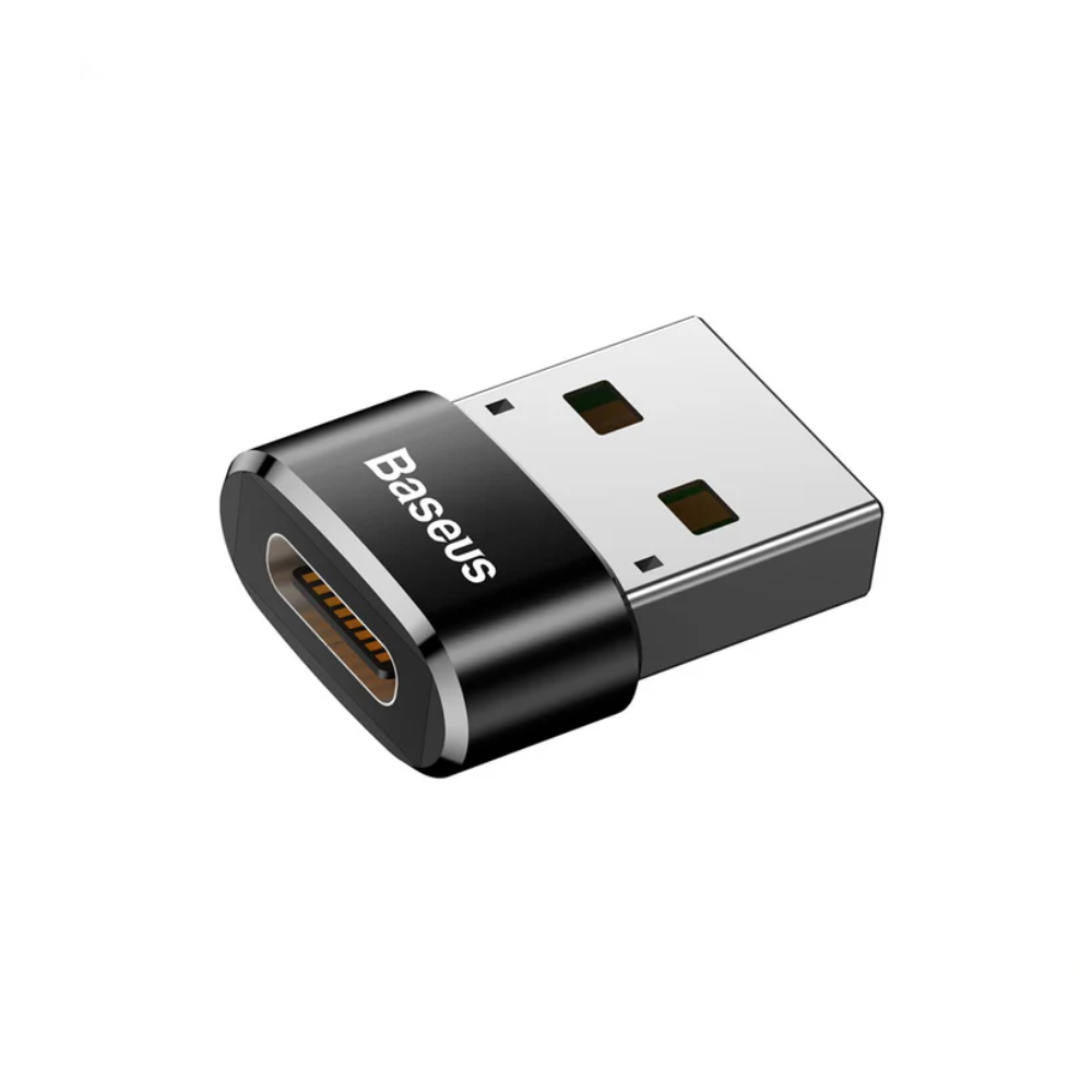 ADAPTADOR TIPO C HEMBRA A USB MACHO CAAOTG-01 MINI  NEGRO