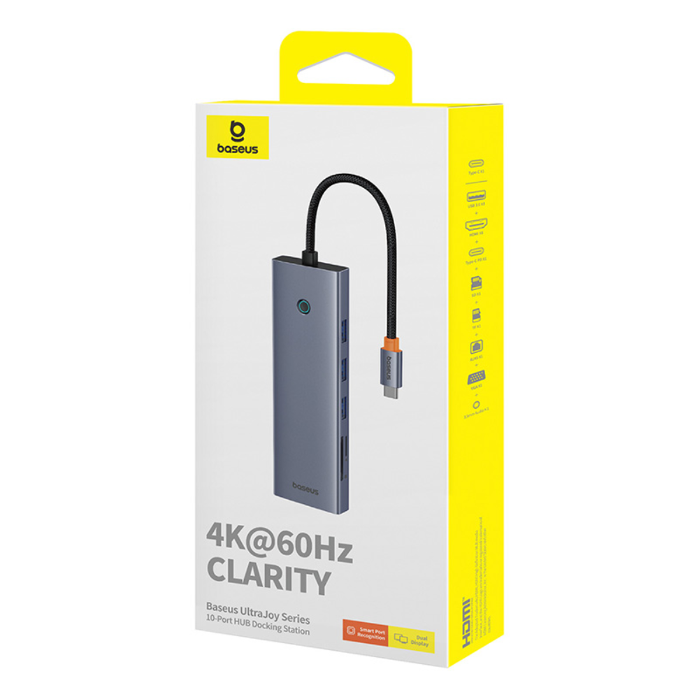 HUB ULTRAJOY B0005280C811-00 10 PUERTOS GRIS