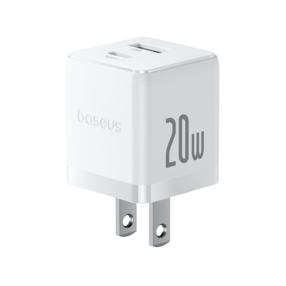 CARGADOR PALM C+U 20W US P10111609213-01 CON CABLE MINI WHITE USB-C A USB-C 60W 1MT BLANCO