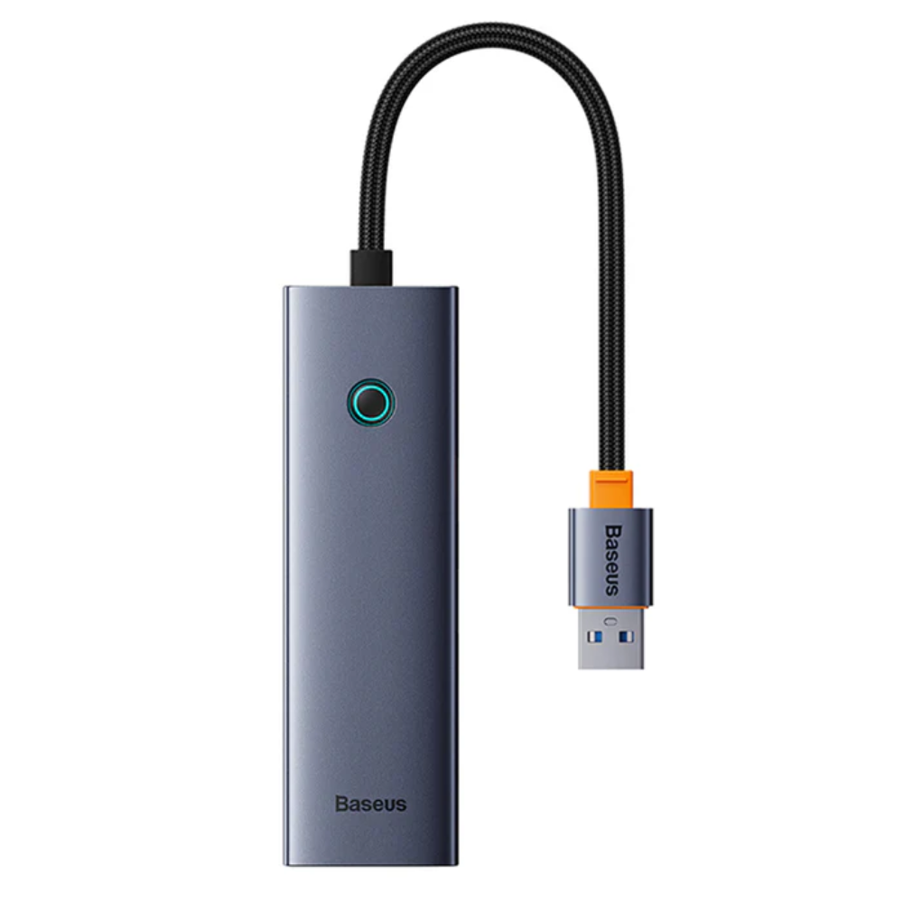 HUB  CON USB-A A USB 3.0 + TIPO C 5V B0005280B811-09 ULTRAJOY 4 PUERTOS GRIS