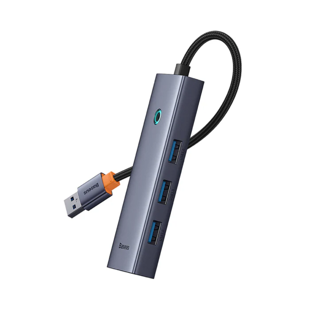 HUB  CON USB-A A USB 3.0 + TIPO C 5V B0005280B811-09 ULTRAJOY 4 PUERTOS GRIS