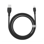 CABLE LIGHTNING A USB P10355700111-B1 SILICONA 2.4A CLUSTER NEGRO